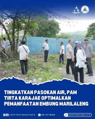 Tingkatkan Pasokan Air, PAM Tirta Karajae Optimalkan Pemanfaatan Embung Marilaleng